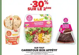 Carrefour Drive Sur tout carrefour bon appétit offre
