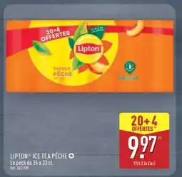 ALDI LIPTON ICE TEA PÊCHE offre
