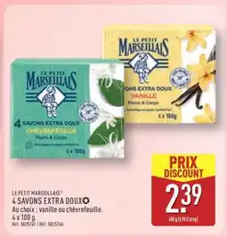 ALDI LE PETIT MARSEILLAIS 4 SAVONS EXTRA DOUX offre