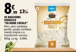 E.Leclerc 50 BOUCHONS SURGELÉS “EN MODE CRÉOLE” offre