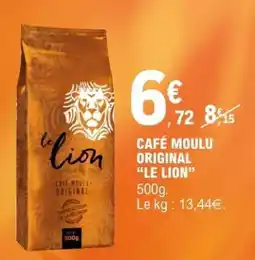 E.Leclerc Café Moulu Original 'Le Lion' offre