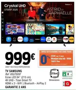E.Leclerc TV “SAMSUNG” offre