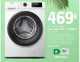 E.Leclerc LAVE-LINGE 12KG (1) “HISENSE” offre