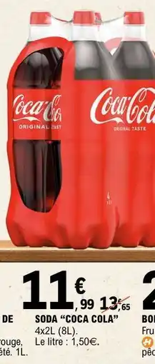 E.Leclerc SODA 'COCA-COLA' offre