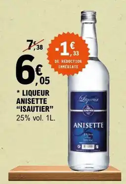 E.Leclerc Liqueur Anisette Isautier offre