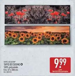ALDI HOME CREATION TAPIS DE CUISINE offre