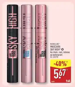 ALDI MAYBELLINE MASCARA SKY HIGH offre