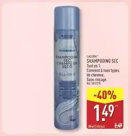 ALDI LACURA SHAMPOOING SEC offre