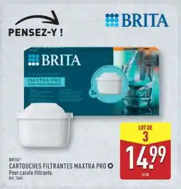 ALDI BRITA Cartouches Filtrantes Maxtra Pro offre