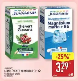 ALDI JUVAMINE Compléments alimentaires offre