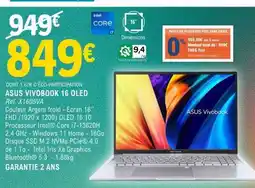 E.Leclerc ASUS VIVOBOOK 16 OLED offre