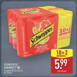 ALDI Schweppes Agrumes offre