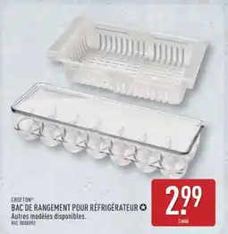 ALDI CROFTON Bac de rangement pour réfrigérateur offre