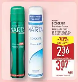 ALDI NARTA Déodorant offre