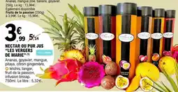 E.Leclerc NECTAR OU PUR JUS “LES VERGERS DE MARIE” offre