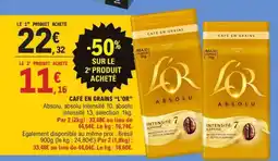 E.Leclerc CAFÉ EN GRAINS “L’OR” offre
