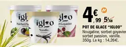 E.Leclerc POT DE GLACE IGLOO offre