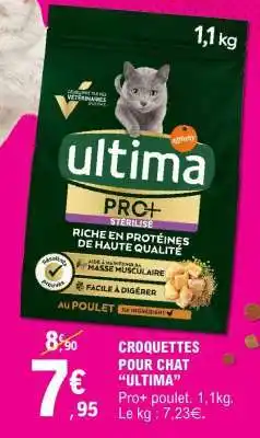 E.Leclerc CROQUETTES POUR CHAT 'ULTIMA' offre