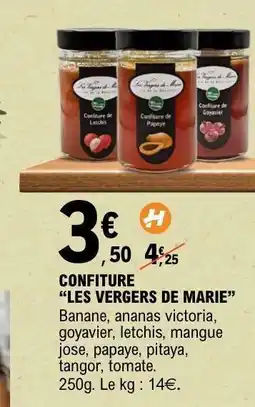 E.Leclerc CONFITURE LES VERGERS DE MARIE offre