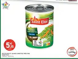Intermarché Hyper Saint eloi petits pois et jeunes carottes très fins offre