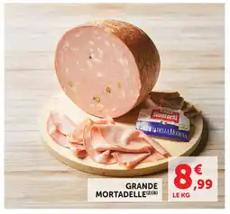 Super U Montorsi grande mortadelle offre