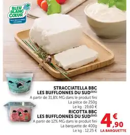 Super U Les bufflonnes du sud stracciatella bbc offre