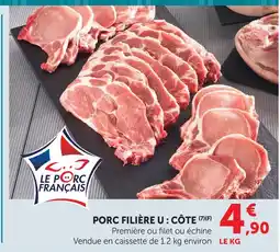 Super U U porc filière u : côte offre