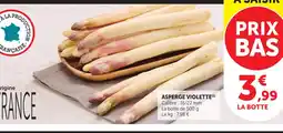 Super U Asperge violette offre