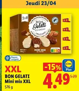 Lidl Bon gelati mini mix xxl offre