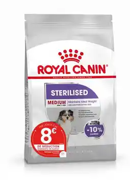 Jardiland Croquettes medium sterilised royal canin offre