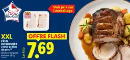 Lidl L'étal du boucher 2 rôtis de filet de porc offre