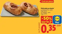 Lidl Lidl petits pains au chorizo offre