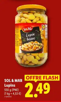 Lidl Sol & mar lupins offre