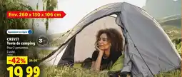 Lidl Crivit tente de camping offre