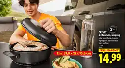 Lidl Crivit set four de camping offre