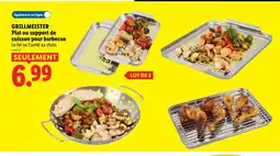 Lidl Grillmeister plat de cuisson pour barbecue offre