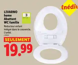 Lidl Livarno abattant wc famille offre