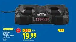Lidl Parkside chargeur double 2 x 4,5 a offre