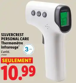 Lidl Silvercrest personal care thermomètre infrarouge offre