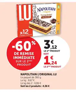 U Express Lu napolitain l'original offre
