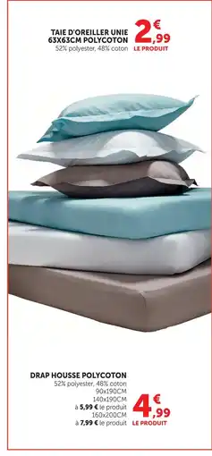 U Express Drap housse polycoton offre