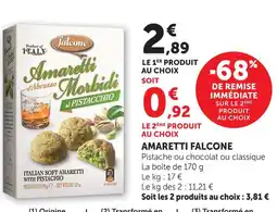 U Express Falcone amaretti offre