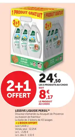 U Express Persil lessive liquide offre