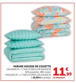 U Express Parure housse de couette offre