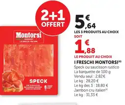 U Express Montorsi l i freschi offre
