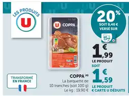 U Express U coppa offre