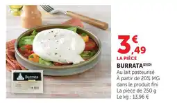 U Express Burrata offre