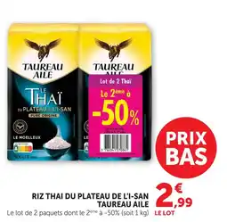 U Express Taureau aile riz thai du plateau de l'i-san offre