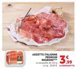 U Express Negroni assiette italienne premium offre