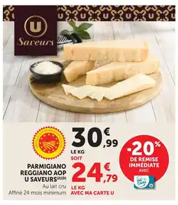 U Express U saveurs parmigiano reggiano aop offre